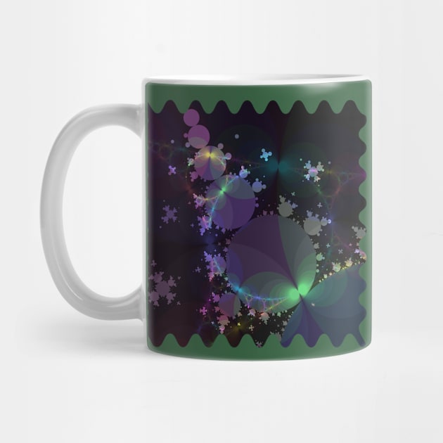 Pretty Fractal Circles and Snowflakes by Gingezel